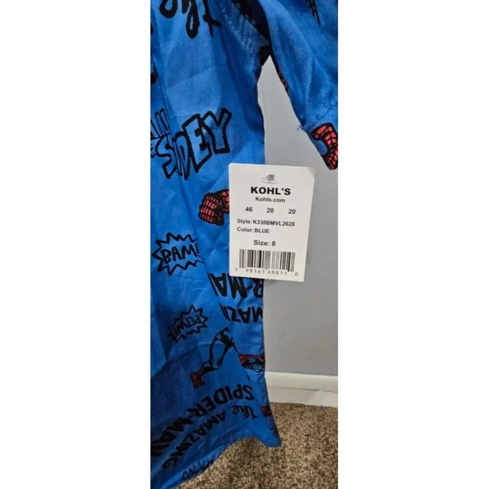 Boys size 8 Spiderman Button up NWT
